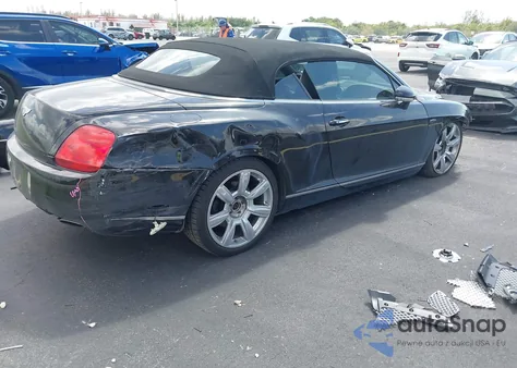 2007 Bentley Continental Gtc z USA, uszkodzony, nr VIN SCBDR33W47C046953